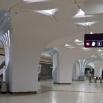 A Doha Metro station in Qatar