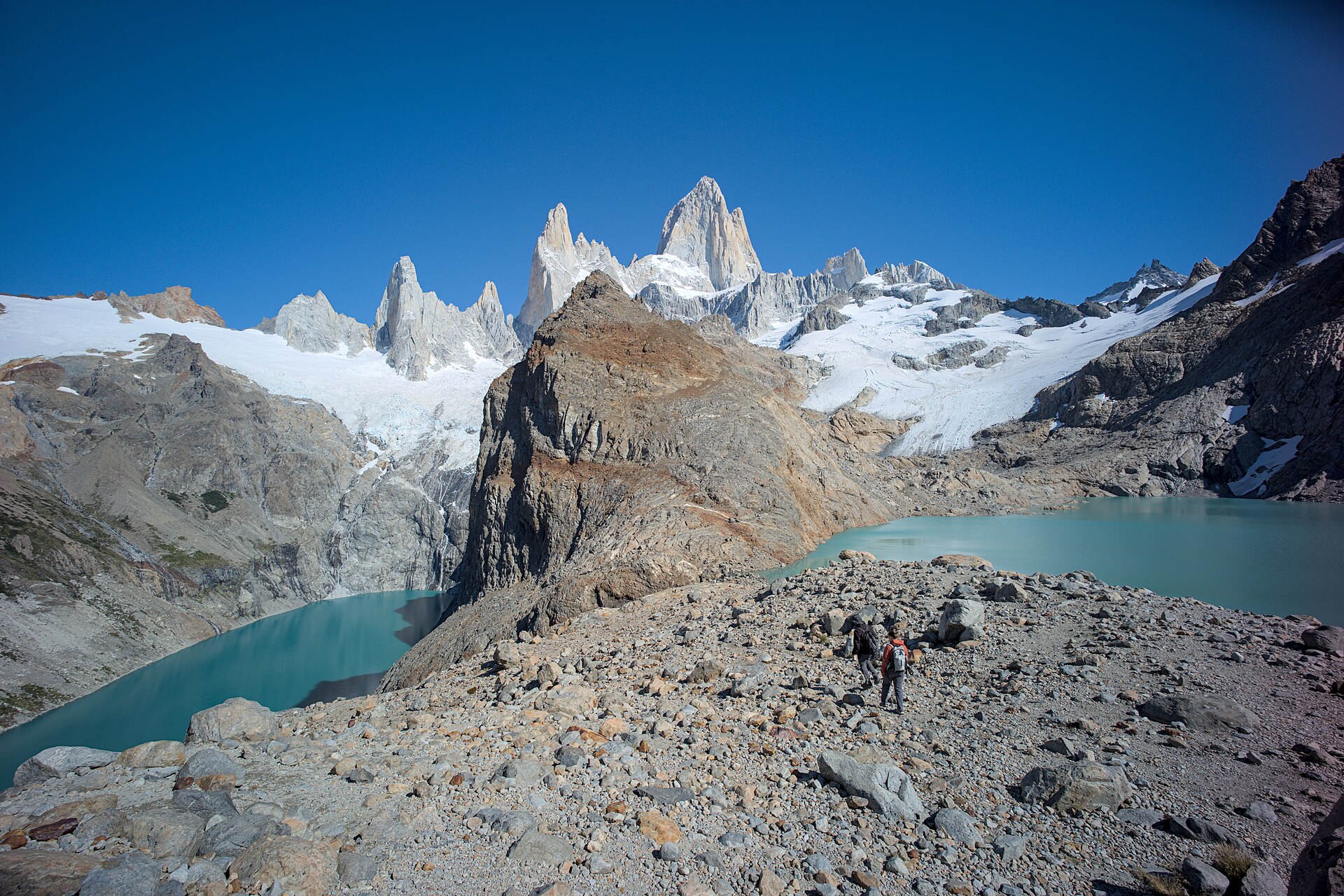 The jagged peaks of Mount Fitz Roy in Los Glaciares National Park