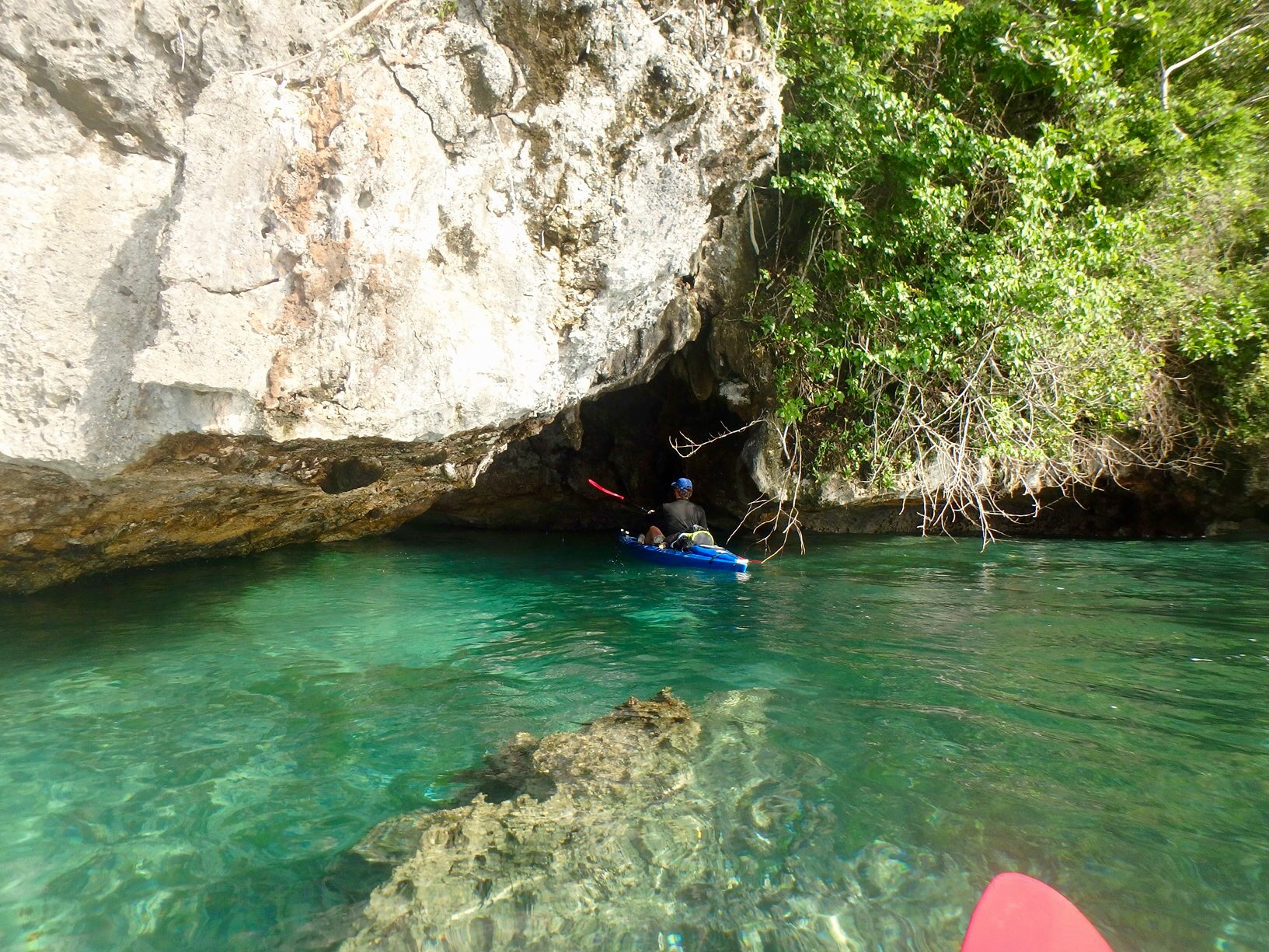 Lagoon and limestone islets in the Rock Islands of Palau