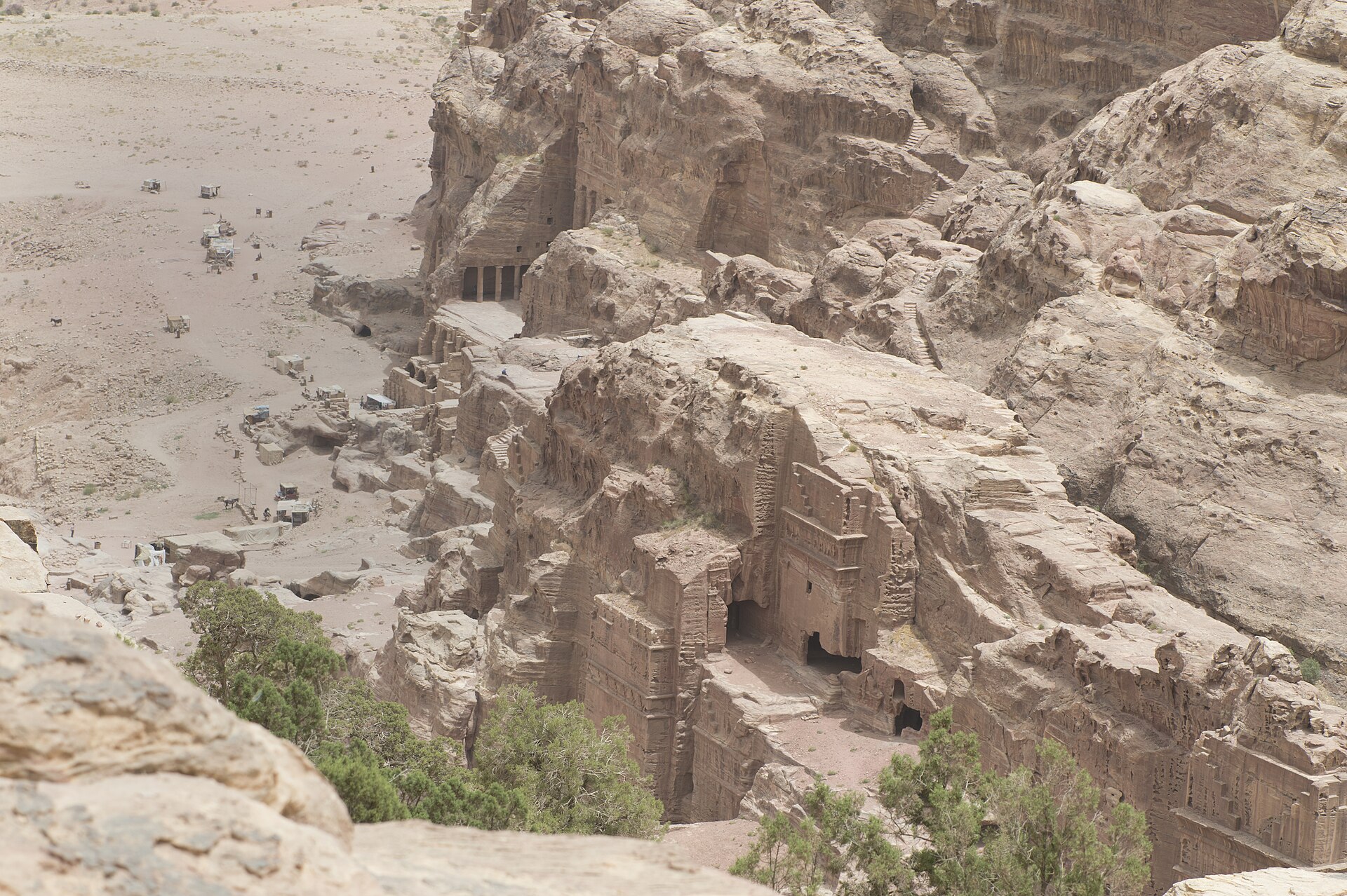 View from the High Place of Sacrifice over Petra, Jordan