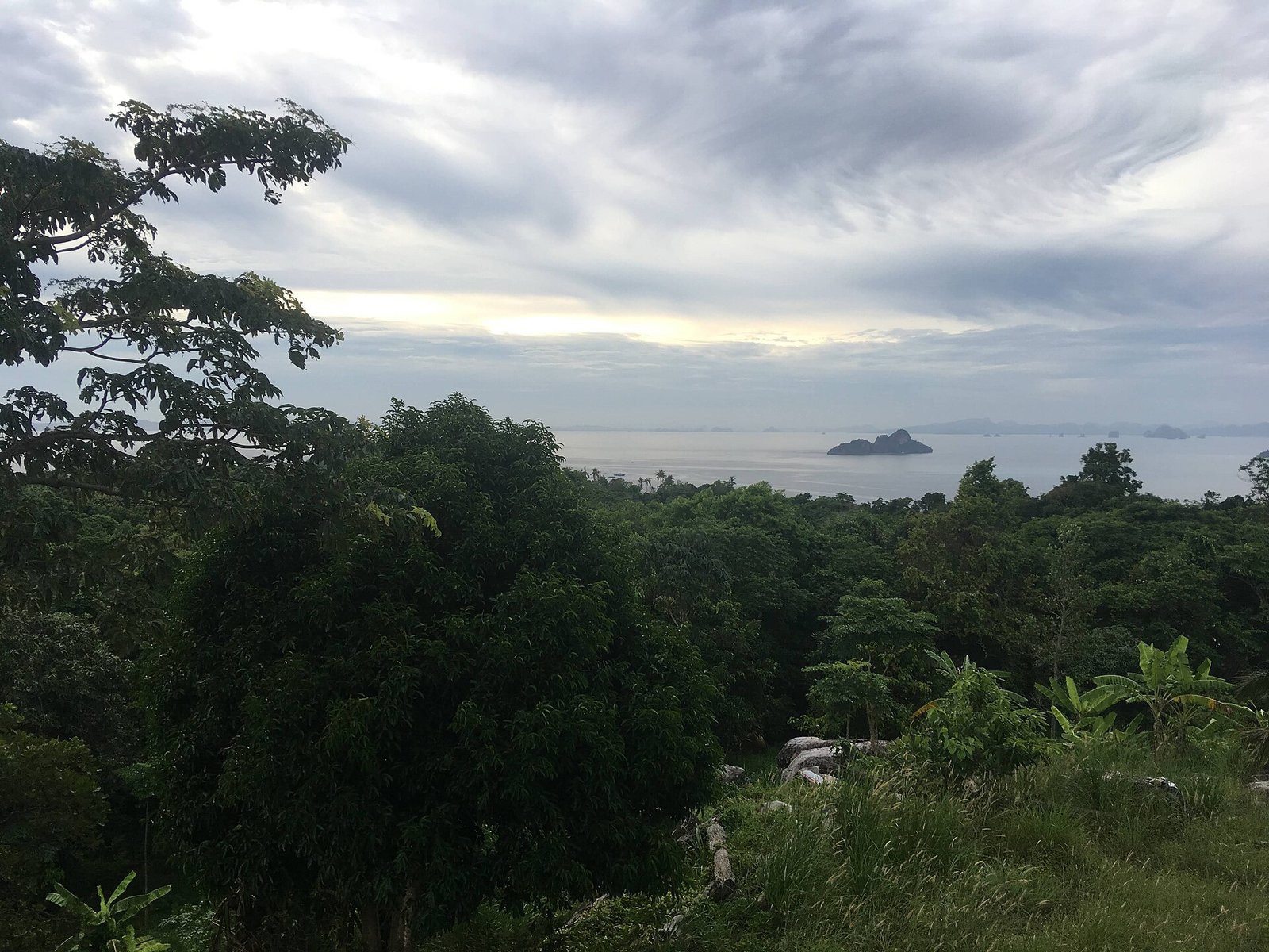 The view of the twin bays from the Ko Phi Phi Don viewpoint